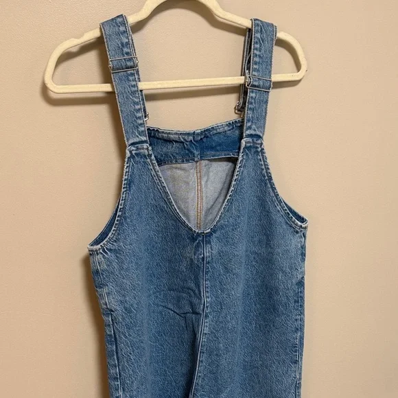 Zara Denim Overalls Size Medium - Picture 3 of 4